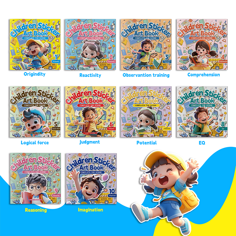 Kids Education Book - 【In-stock, Fast Delivery】Children Sticker Art Book
