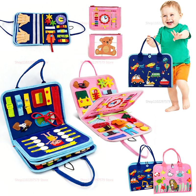 Kids Education Help - Montessori Busy Board for Toddler 2026