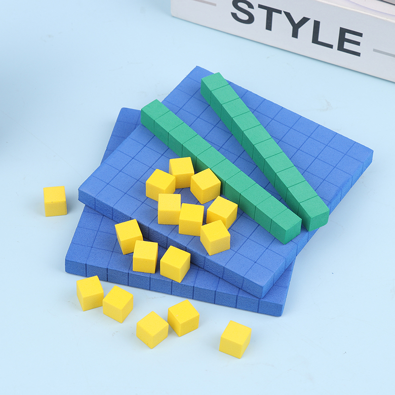 130Pcs Base Ten Blocks Set, Ma - Math Manipulative Set avaliação e preço