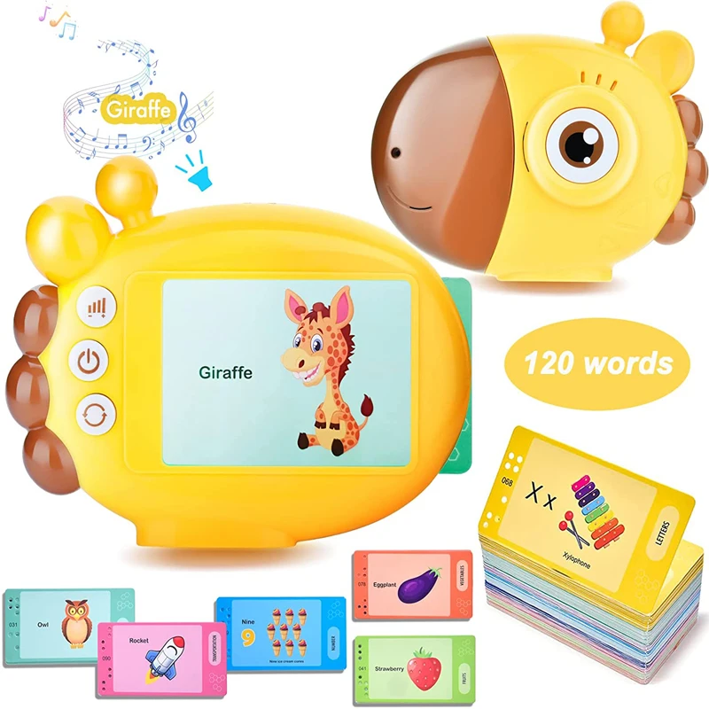 Giraffe Flash Card Reader Sigh - Kids Educational Reader avaliação e preço