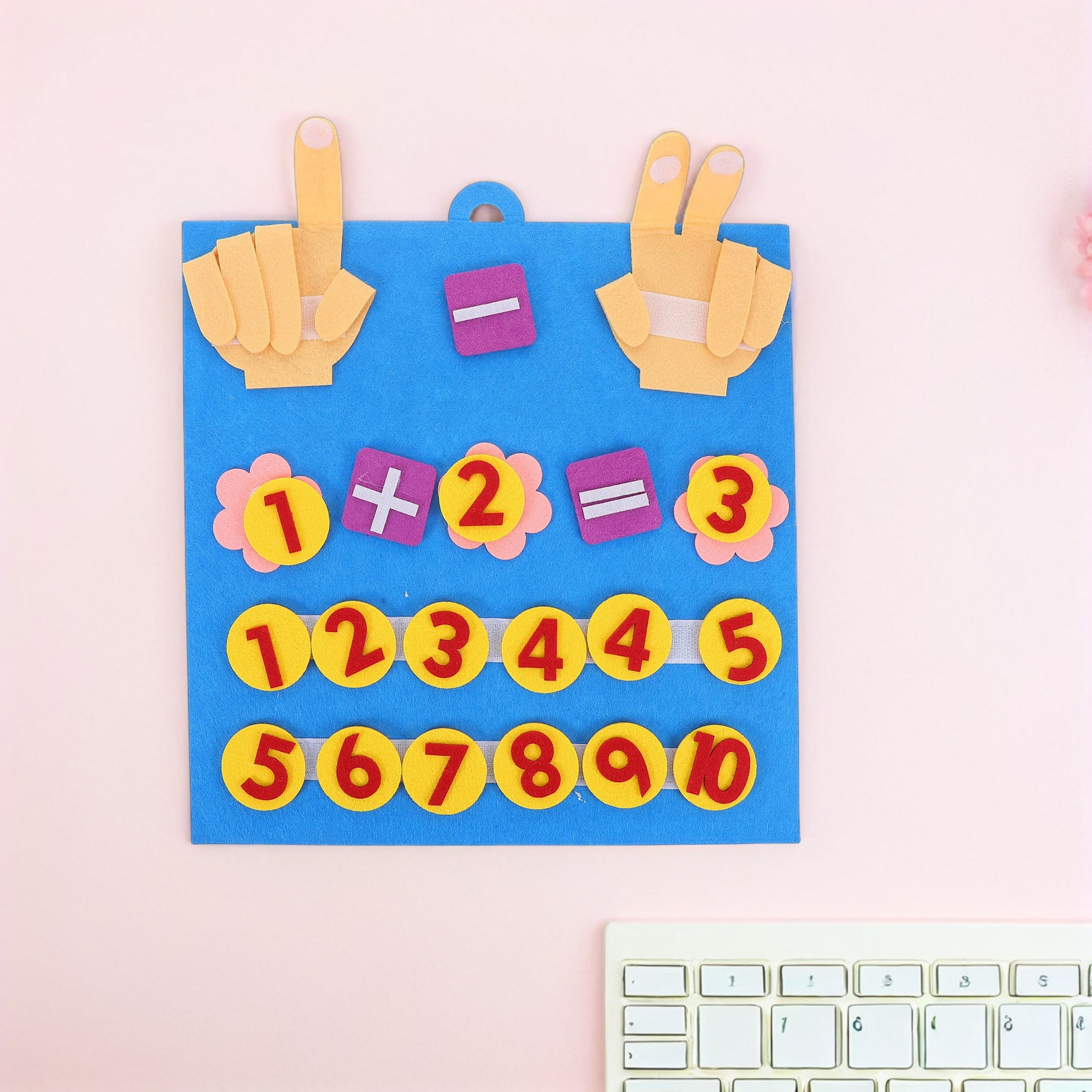 2Pcs Felt Number Learning Set  - Math Manipulative Set avaliação e preço