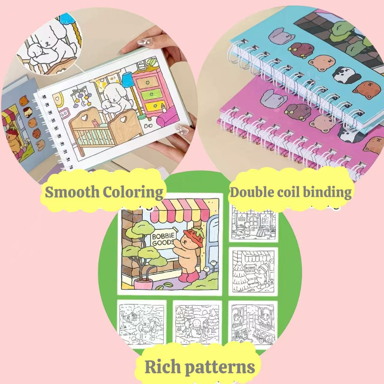 1PCS Thick Hardcover Spiral An - Kids Education Book avaliação e preço