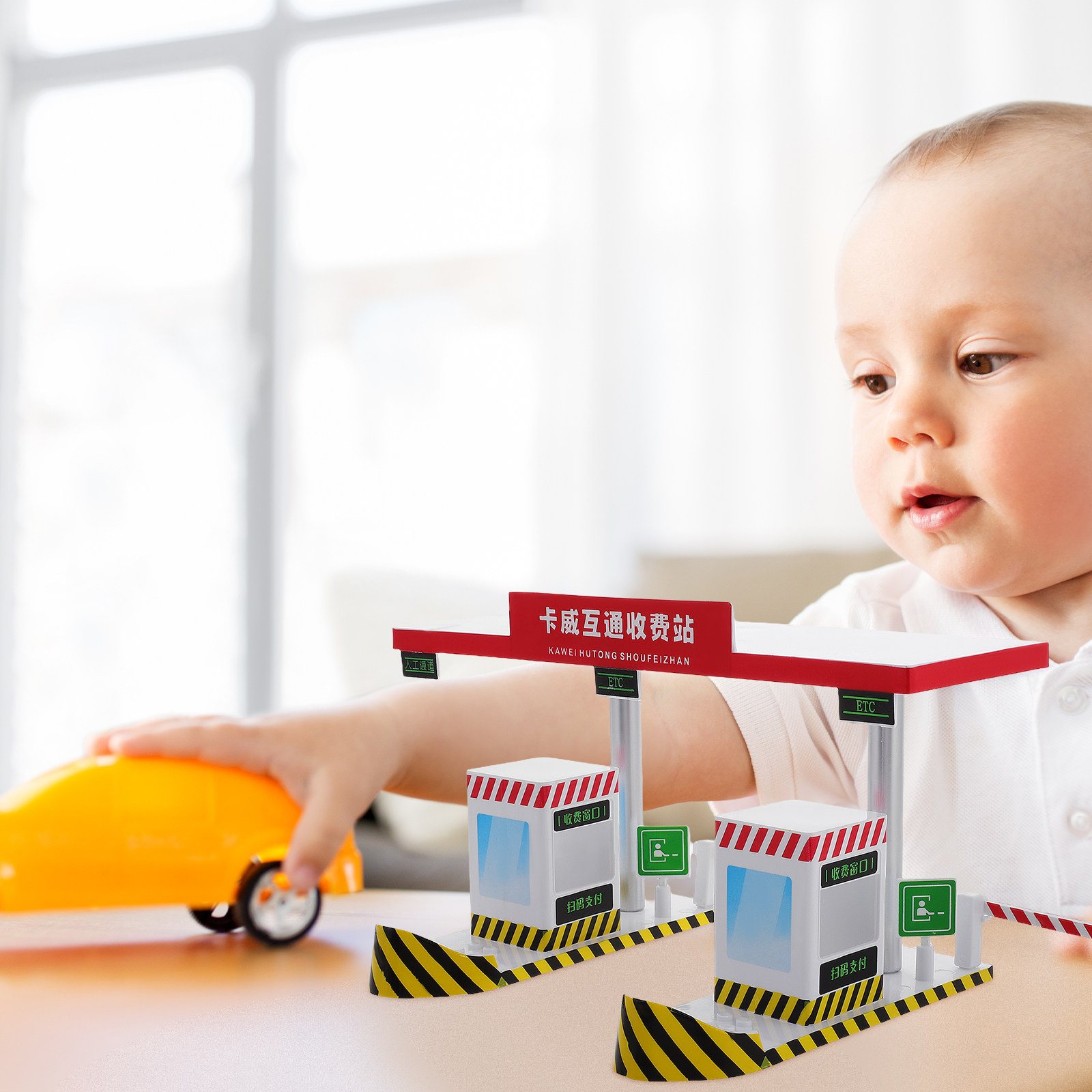 Plastic Toll Booth Playset Kid - Kids Education In Us avaliação e preço
