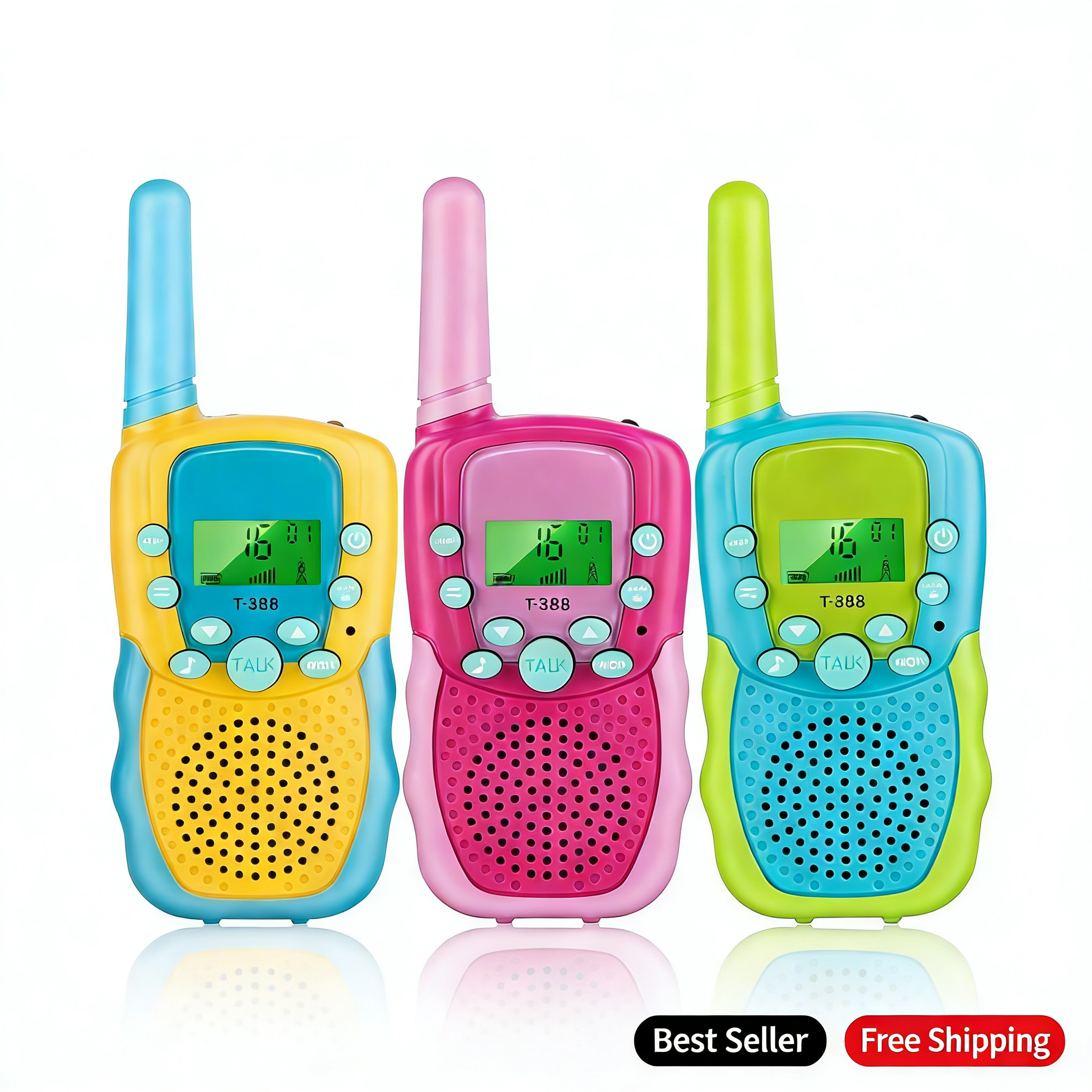Kids Walkie Talkies 3 Pack Rec - Kids Education Channel avaliação e preço