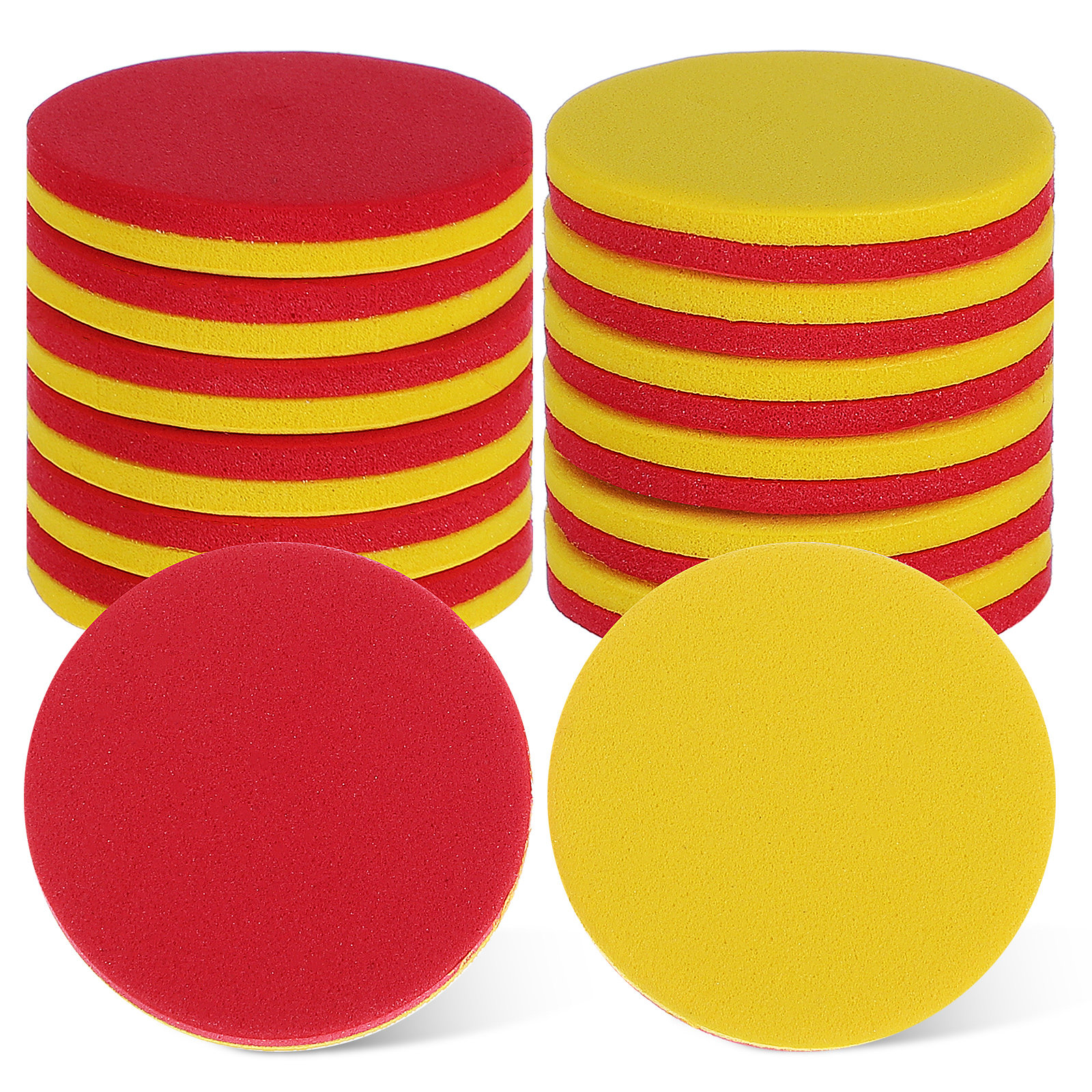 100Pcs Eva Counting Blocks Dua - Math Manipulative Set avaliação e preço