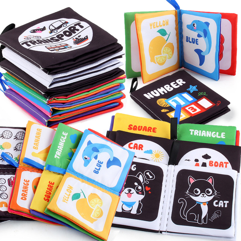 Baby Cloth Book for Newborns 0 - Kids Education Book avaliação e preço