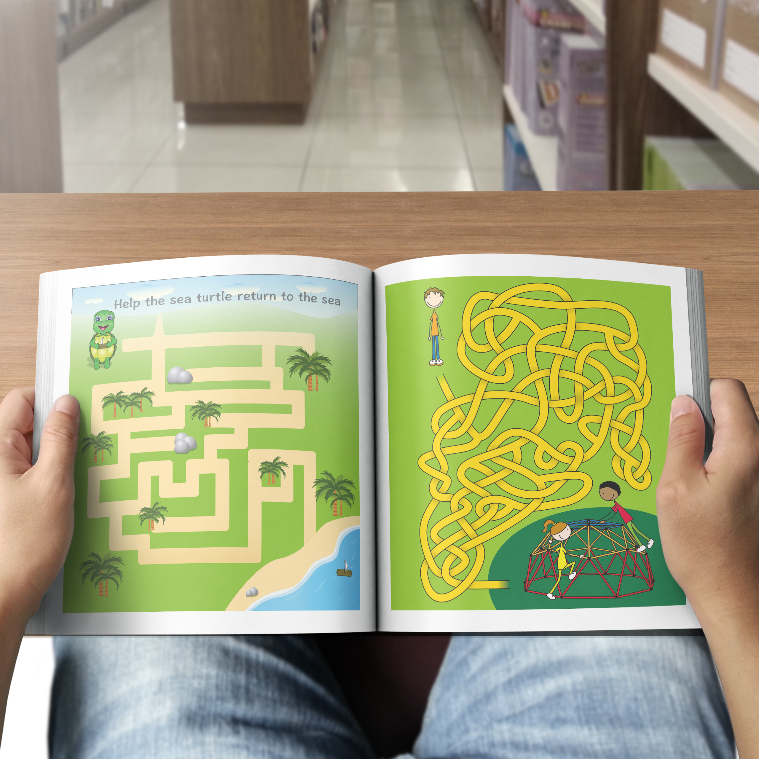 Interactive Maze Puzzle Book f - Kids Education Book avaliação e preço