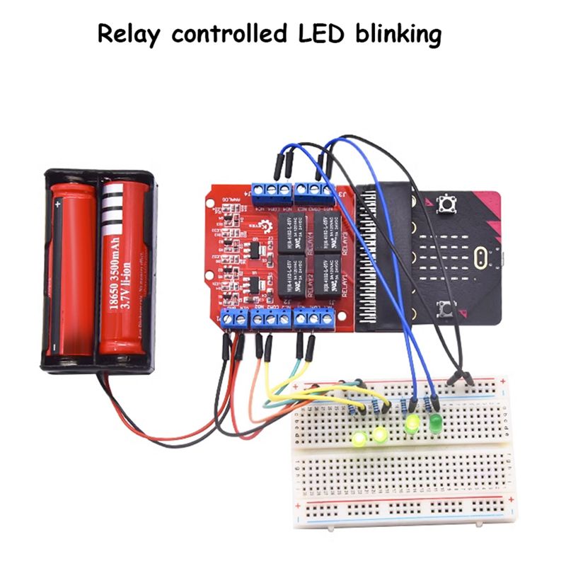 TCE Microbit 4 Channel Relay M - Kids Education Channel avaliação e preço