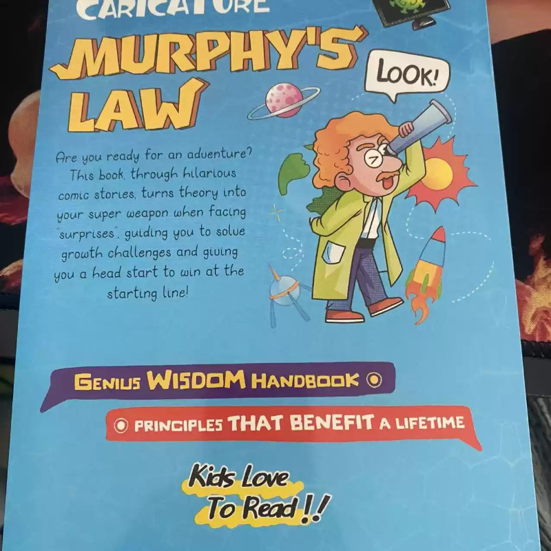 Murphy's Law Comic Book Englis - Kids Educational Reader avaliação e preço