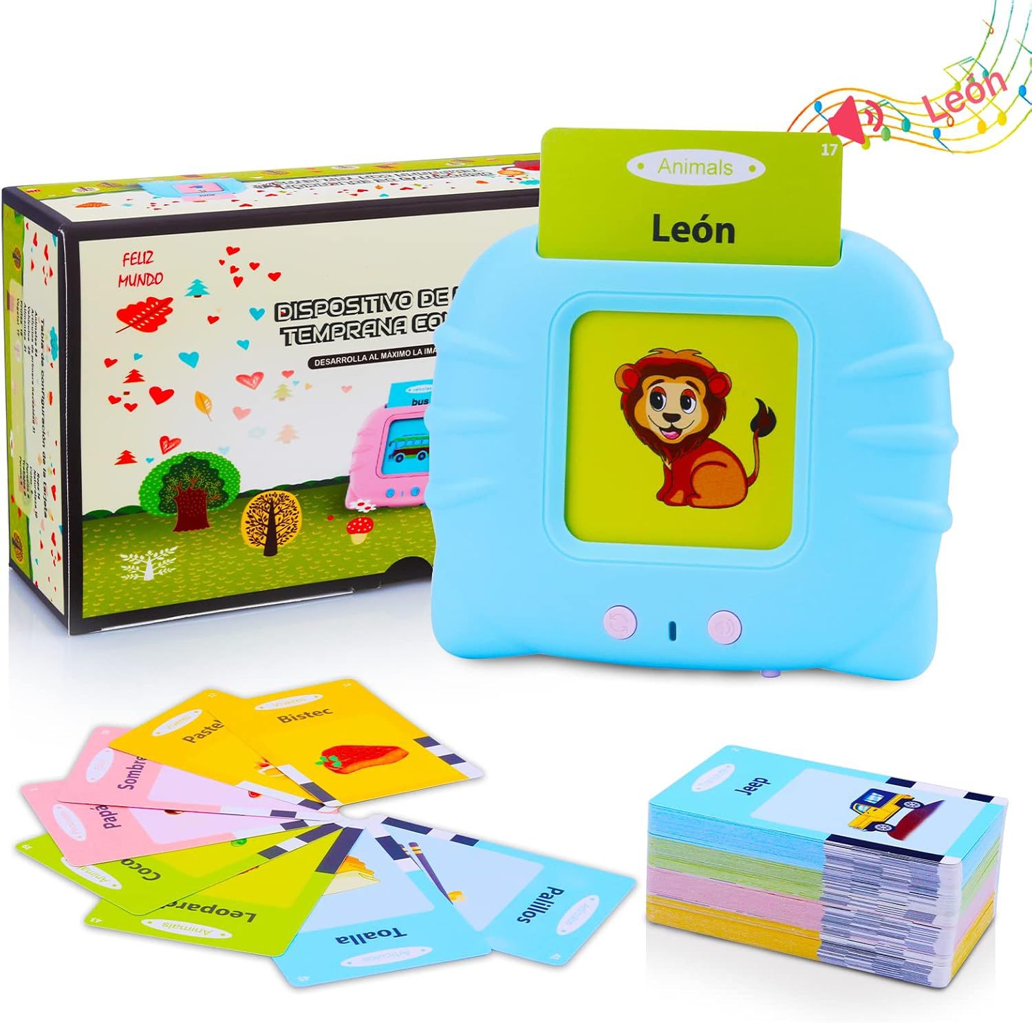 BearBoo Flash Card Reader, Kid - Kids Educational Reader avaliação e preço