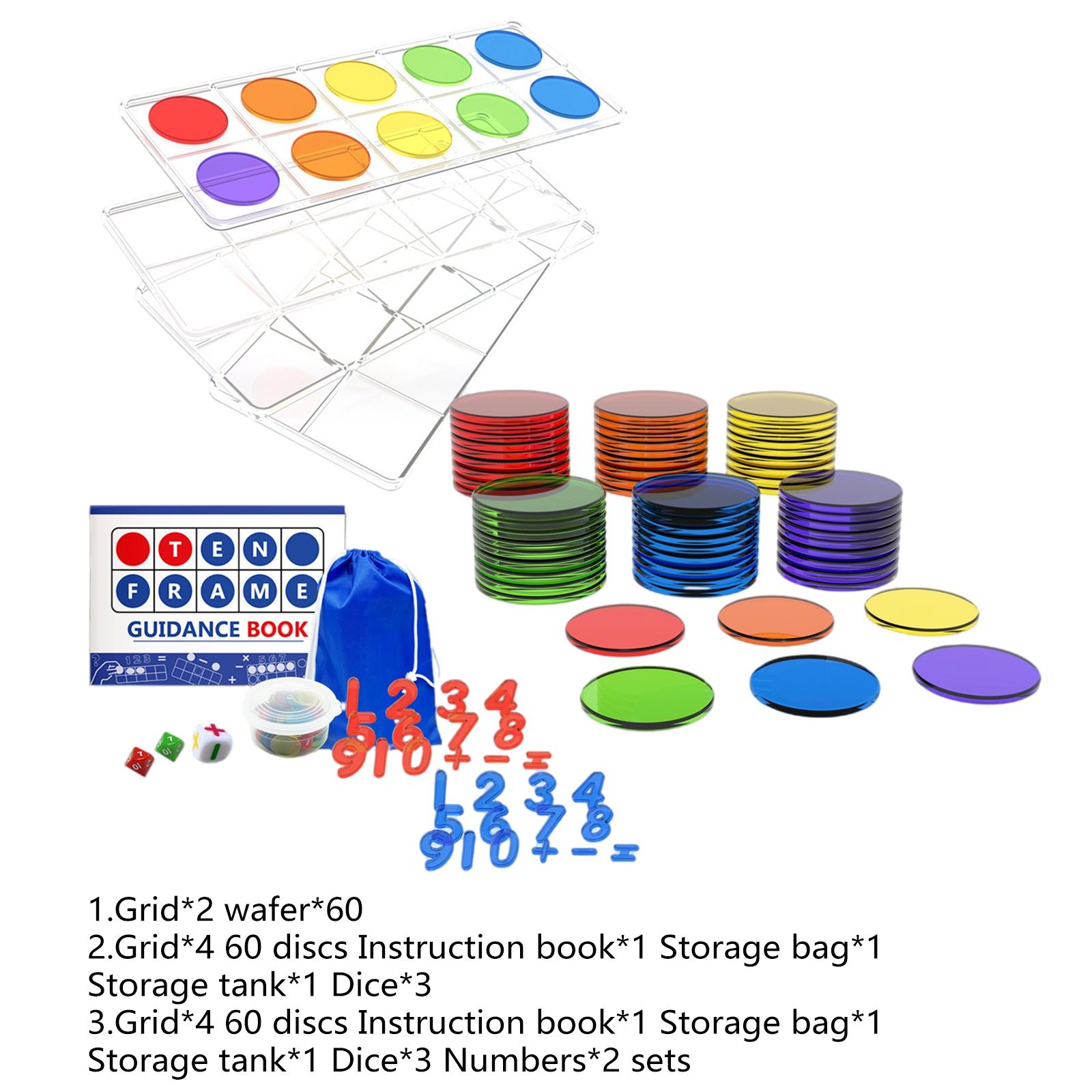 Ten-Frame Set for Classroom an - Math Manipulative Set avaliação e preço