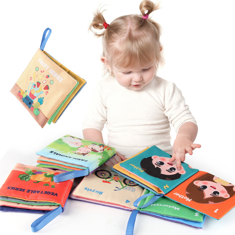 [J] Cloth Book For Early Educa - Kids Education Book avaliação e preço