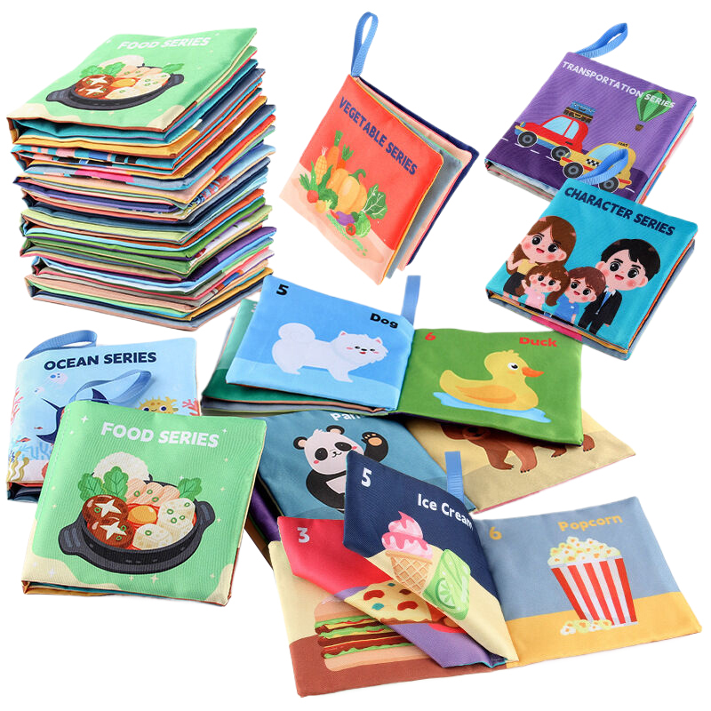 [J] Cloth Book For Early Educa - Kids Education Book avaliação e preço