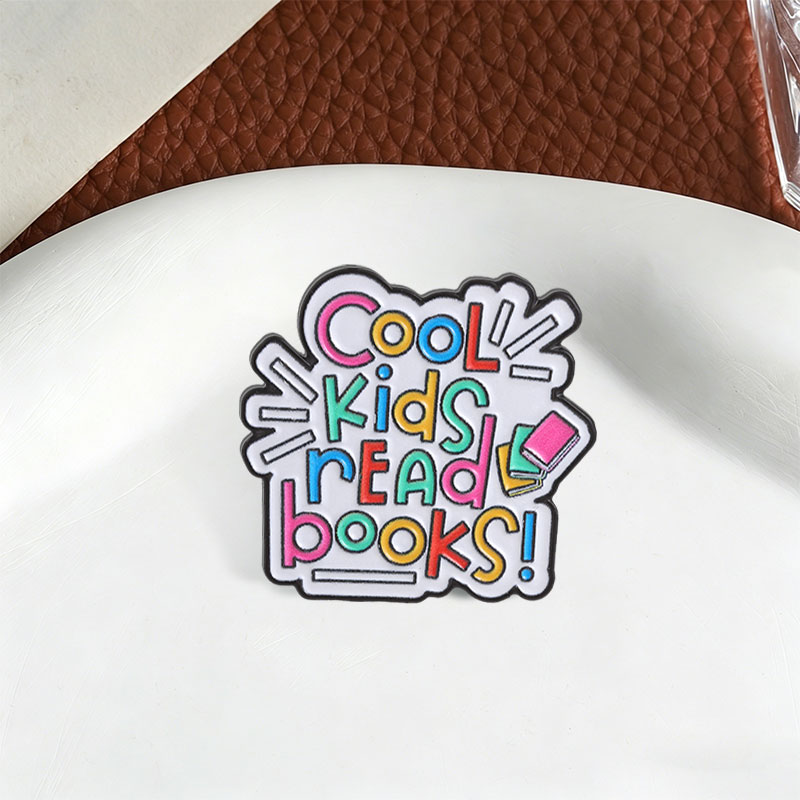 Cool Kids Read Books Enamel Pi - Kids Education Quotes avaliação e preço