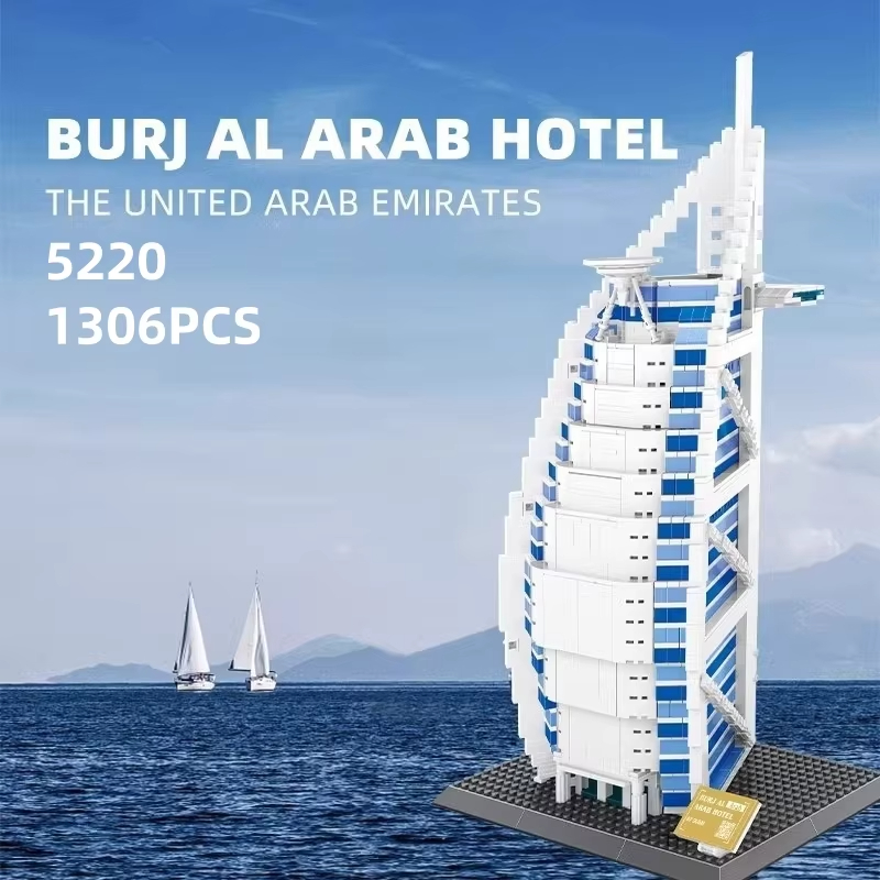 1306pcs Burjal Arab Hotel Duba - Kids Education In Dubai avaliação e preço
