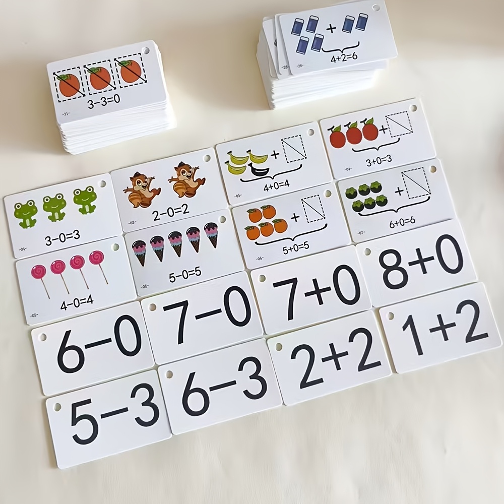132 Cards with Addition and Su - Math Manipulative Set avaliação e preço
