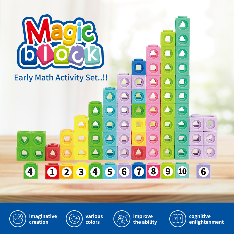 Digital Building Blocks 1-10 M - Math Manipulative Set avaliação e preço