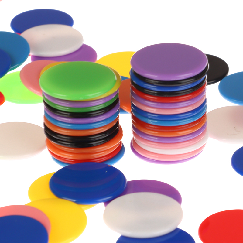 100Pcs Counting Chips Set 25MM - Math Manipulative Set avaliação e preço
