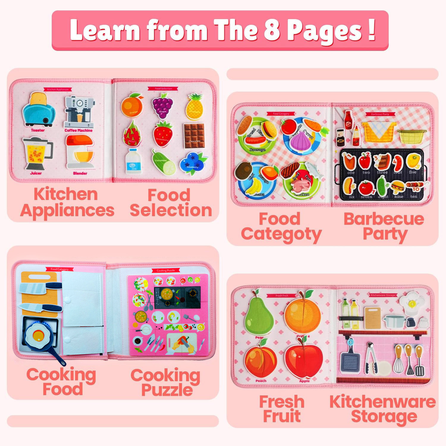 Toddler Busy Board Montessori  - Kids Education Book avaliação e preço