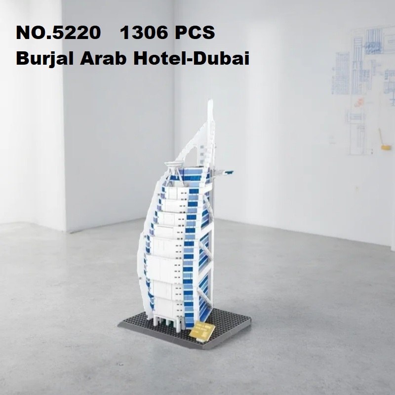 1306pcs Burjal Arab Hotel Duba - Kids Education In Dubai avaliação e preço