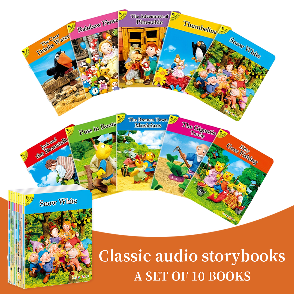 A Set Of 10 Classic Fairy Tale - Kids Education Help avaliação e preço