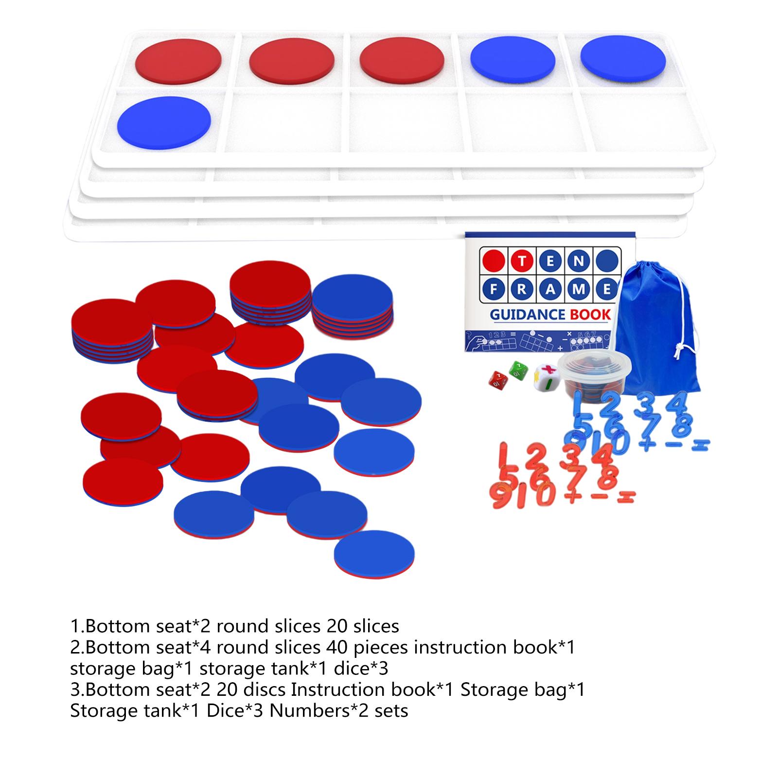 Giant Ten Frames Set Math Tool - Math Manipulative Set avaliação e preço
