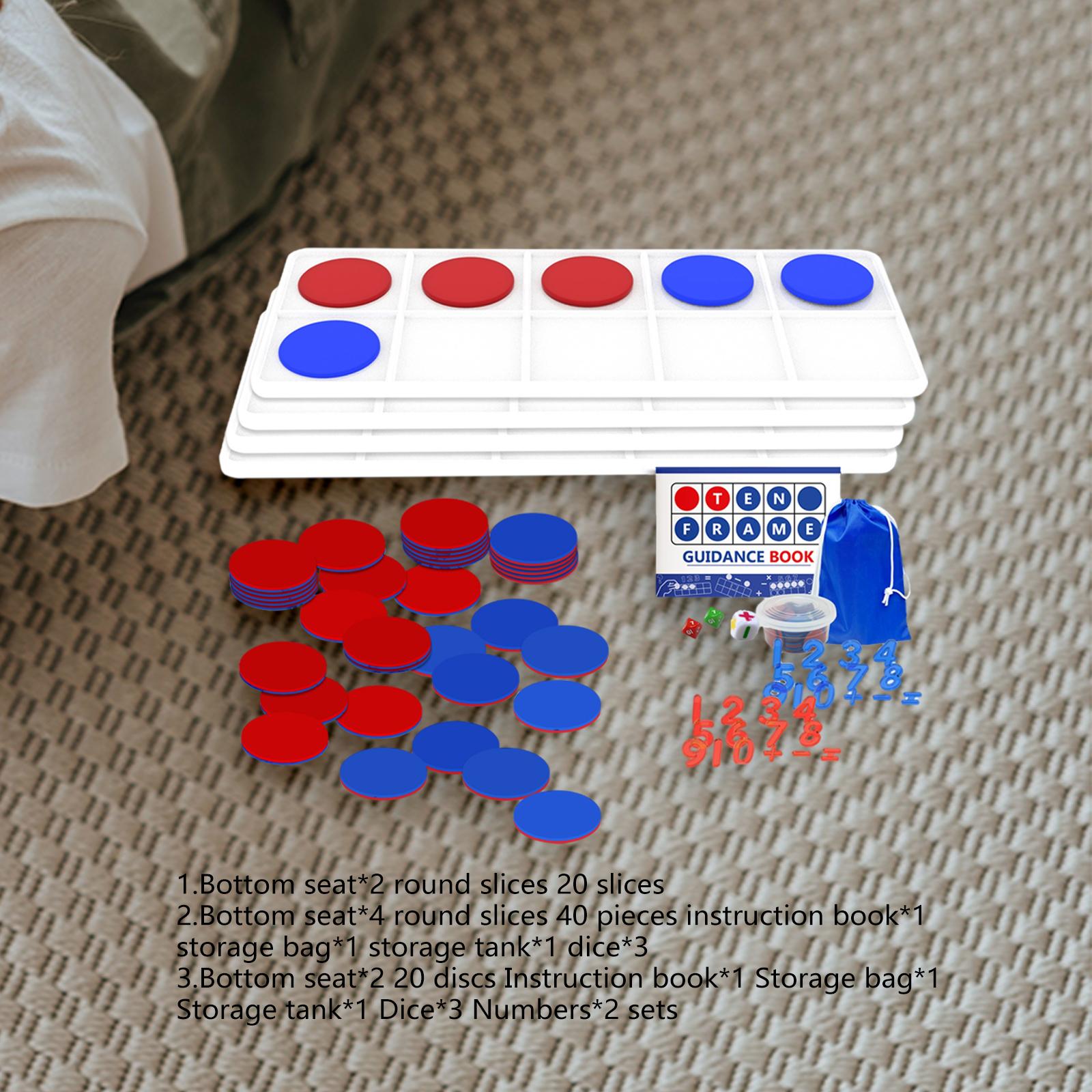 Giant Ten Frames Set Math Tool - Math Manipulative Set avaliação e preço