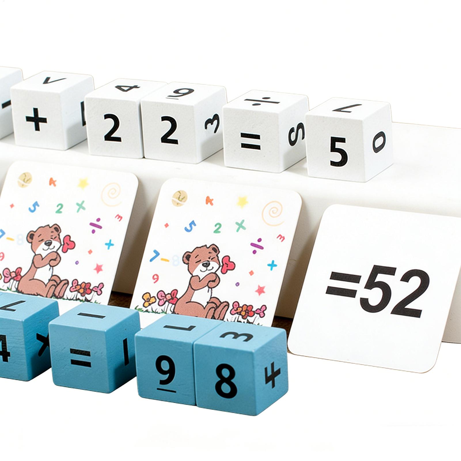 Wooden Numbers Blocks Puzzle M - Math Manipulative Set avaliação e preço
