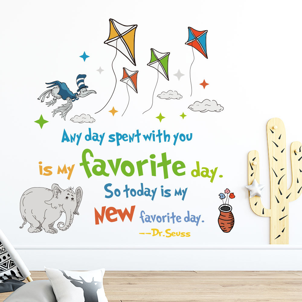 Colorful Dr. Seuss Inspiration - Kids Education Quotes avaliação e preço