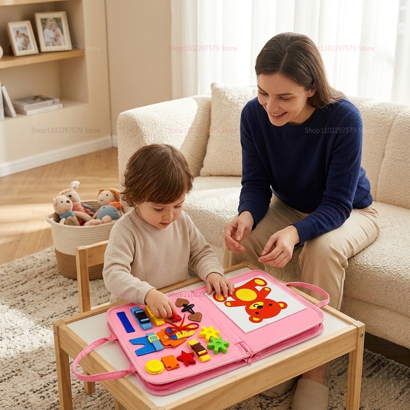 Montessori Busy Board for Todd - Kids Education Help avaliação e preço