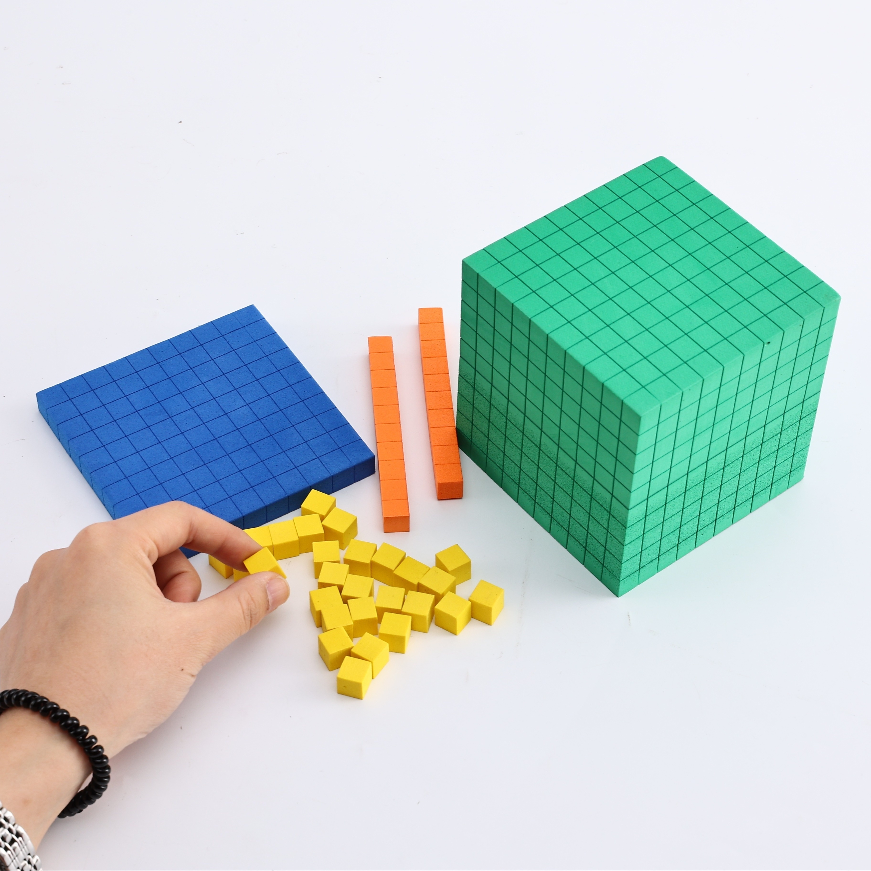 116Pcs Differentiated Foam Bas - Math Manipulative Set avaliação e preço