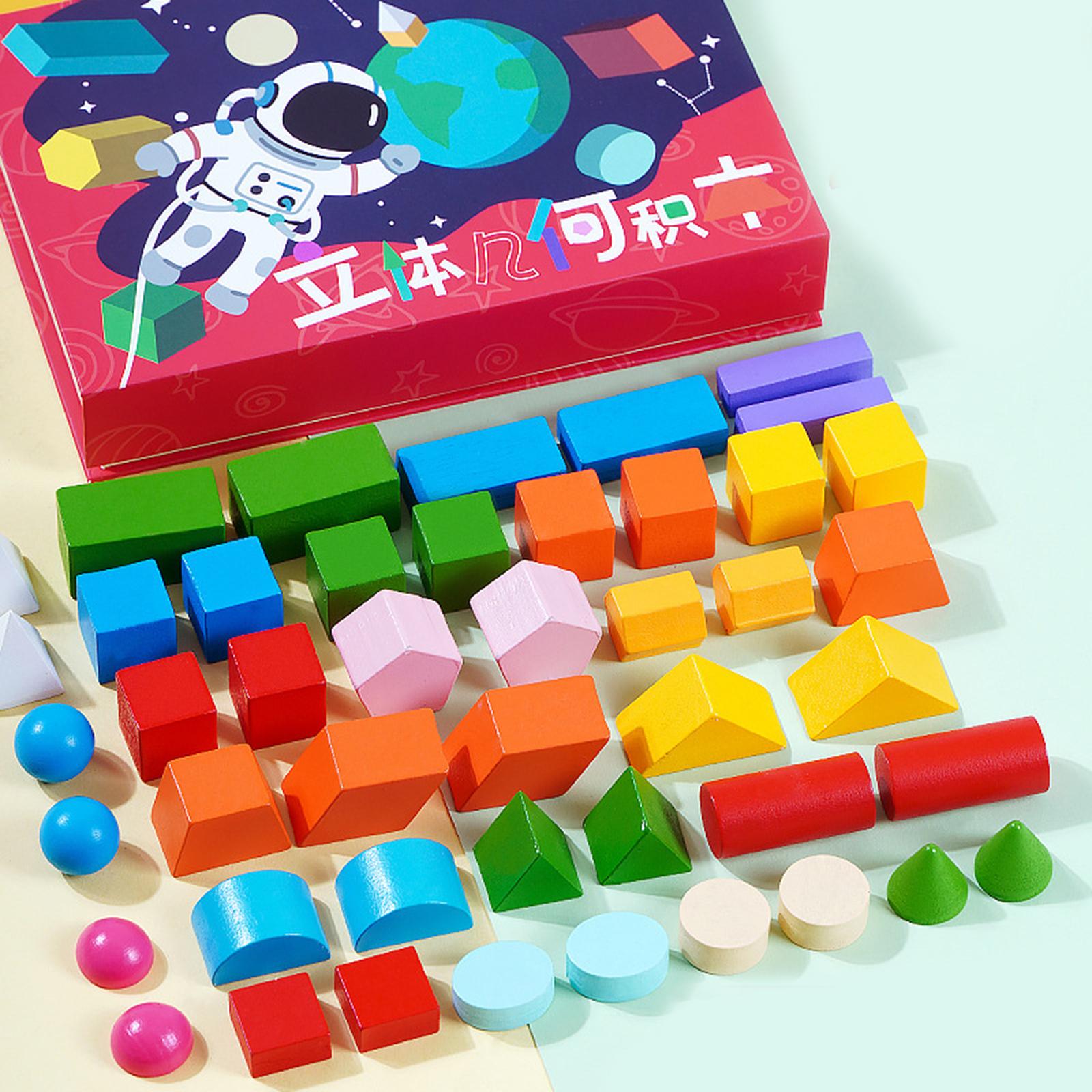Geometry Games for Kids Wooden - Math Manipulative Set avaliação e preço
